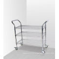 3 Tiers Cromo Commercial Metal utilitário Trolley (CJ-A1195)